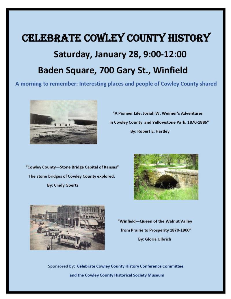 Celebrate Cowley County History Conference