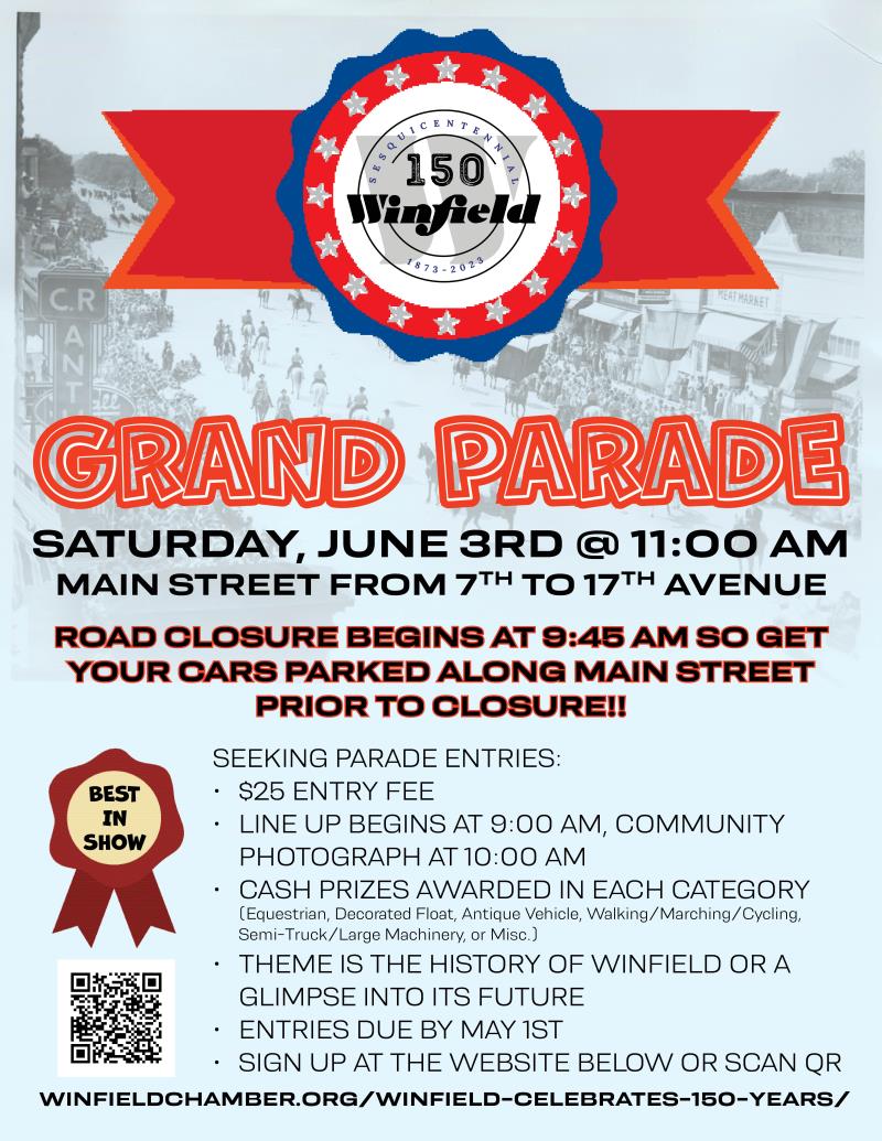 Winfield 150 Grand Parade